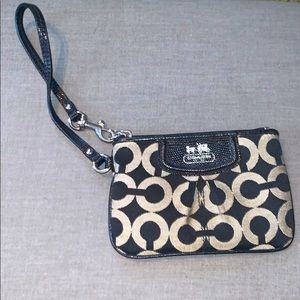 Coach classic wristlet wallet